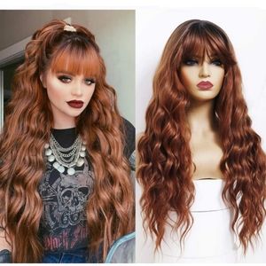 Blooming Hair 24" Synthetic Fiber Bang Wig